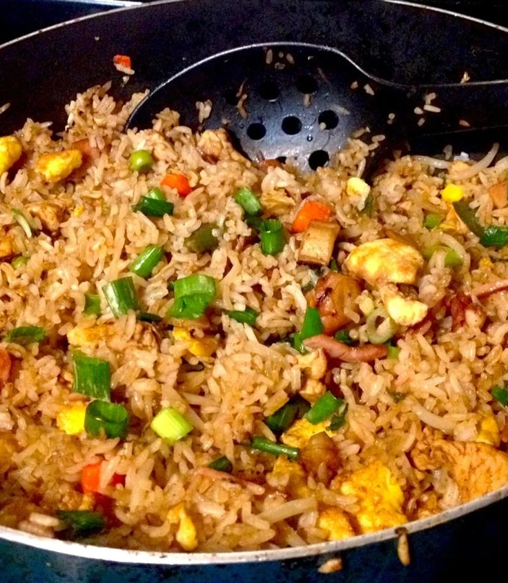 Arroz frito cubano