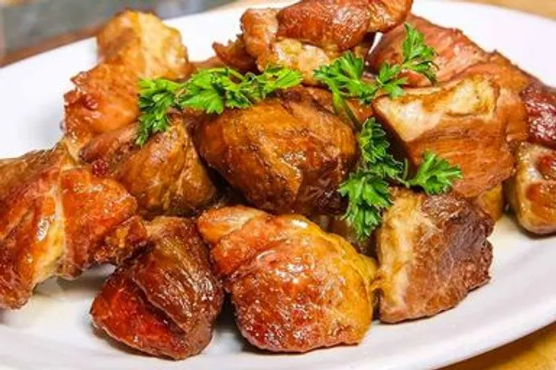 Cerdo masa frita