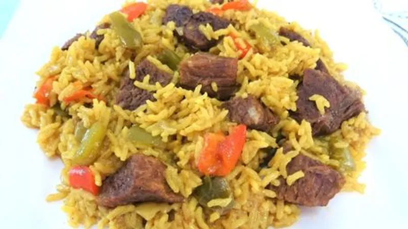 Arroz con cerdo 