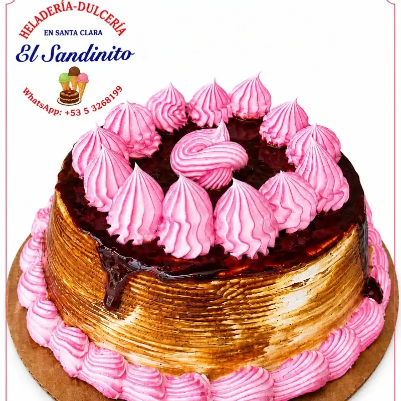 CAKE DE PANETELA CON CUBIERTA DE CHOCOLATE 