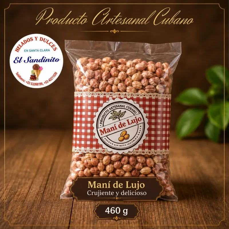 MANÍ TOSTADO NATURAL (460 g)