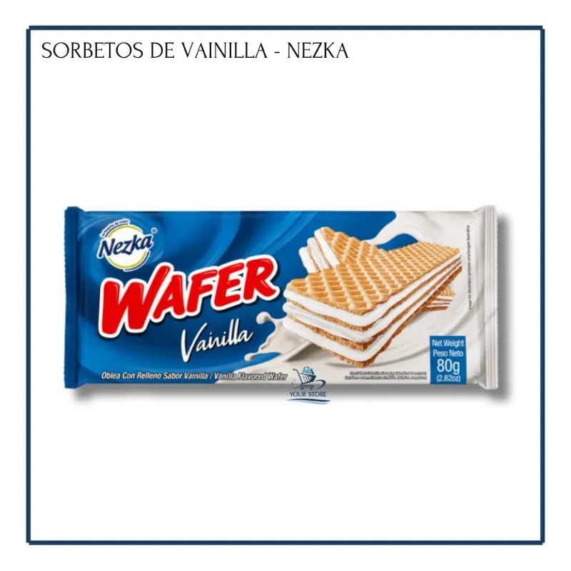 Sorbetos de Vainilla - Nezka (80g)