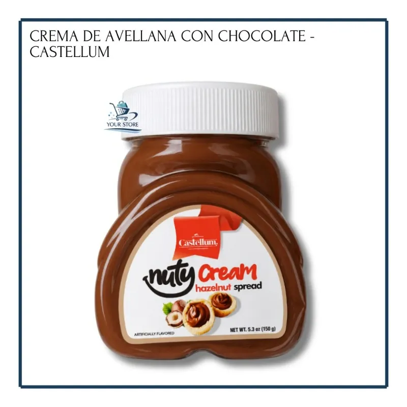 Crema de Avellana con chocolate - Castellum (150g)