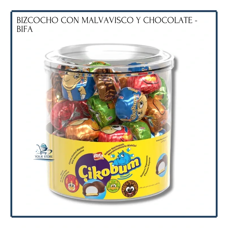 Bizcochos con Malvavisco y Chocolate - Bifa (48u)