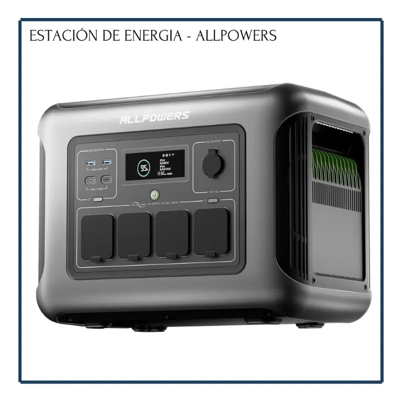 Estación de Energía - Allpowers (1600W/1056Wh)