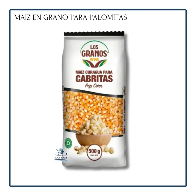 Maíz en grano para palomitas - Los Granos (500g)