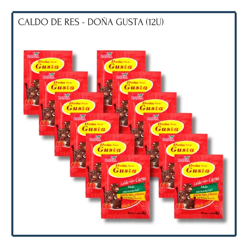 Caldo de Res - Doña Gusta (12u)