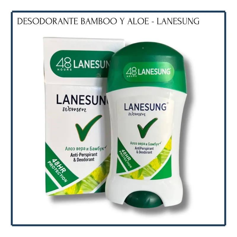 Desodorante Bamboo y Aloe - Lanesung (50g)