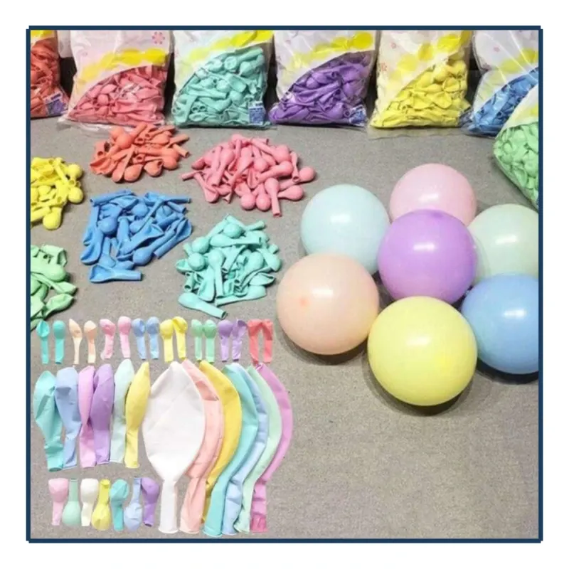 Paquete de Globos Variados (100Pzas)
