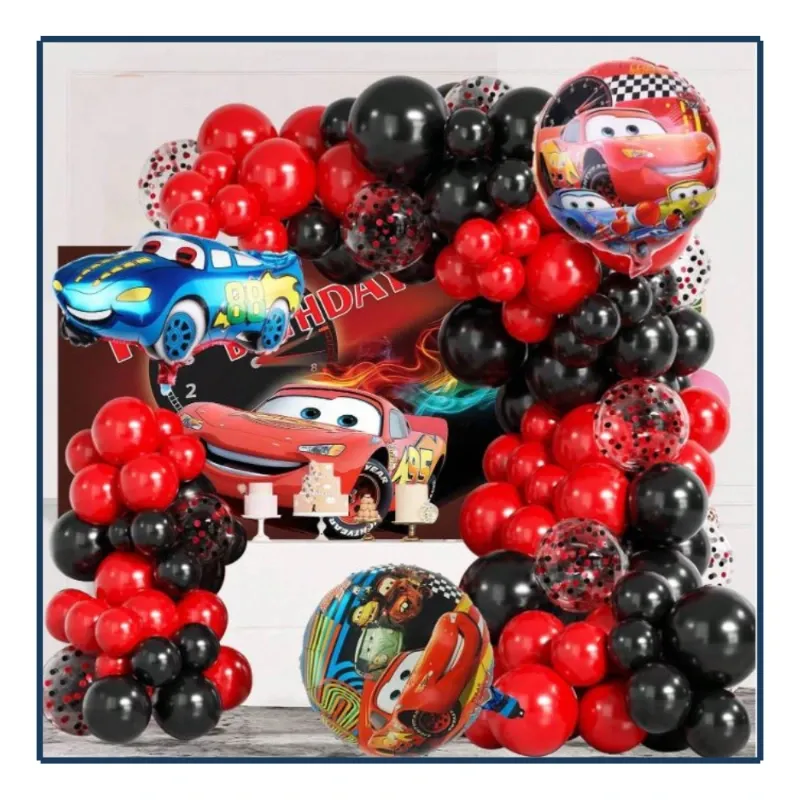 Set de Globos Rayo McQueen (99pzas)