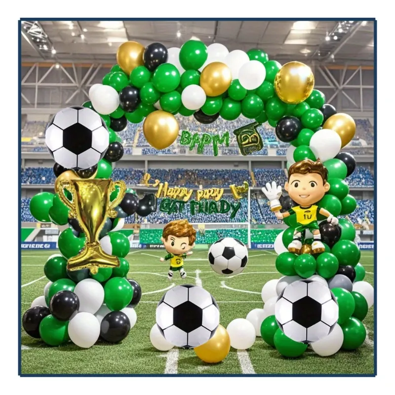 Set de Globos Futbol (140pzas)