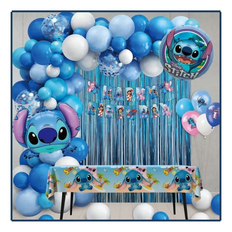 Set de Globos - Stitch (73Pzas)