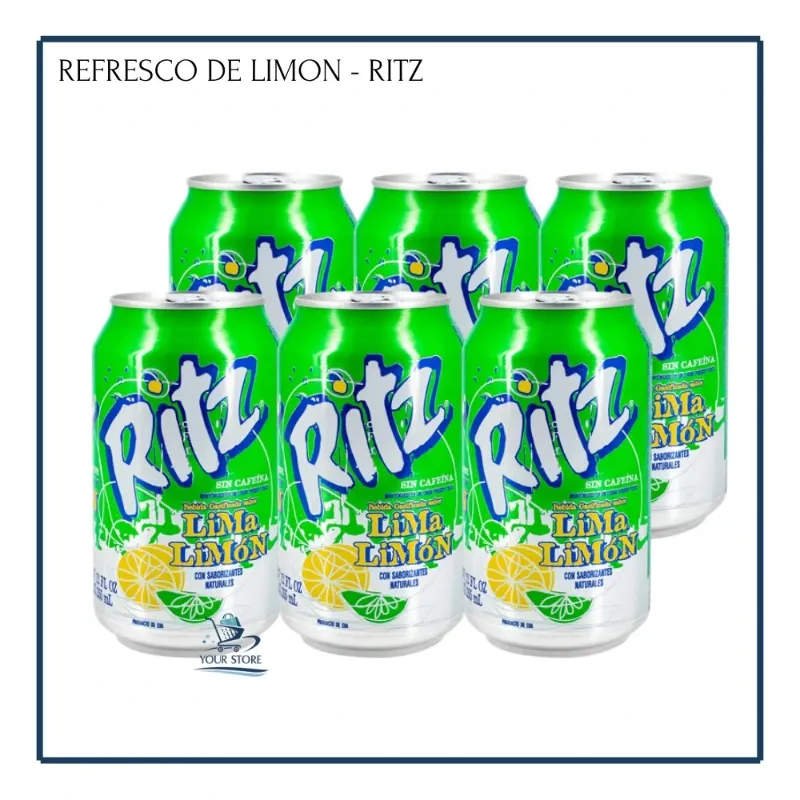 Refresco Gaseado de Limón - Ritz (6u)