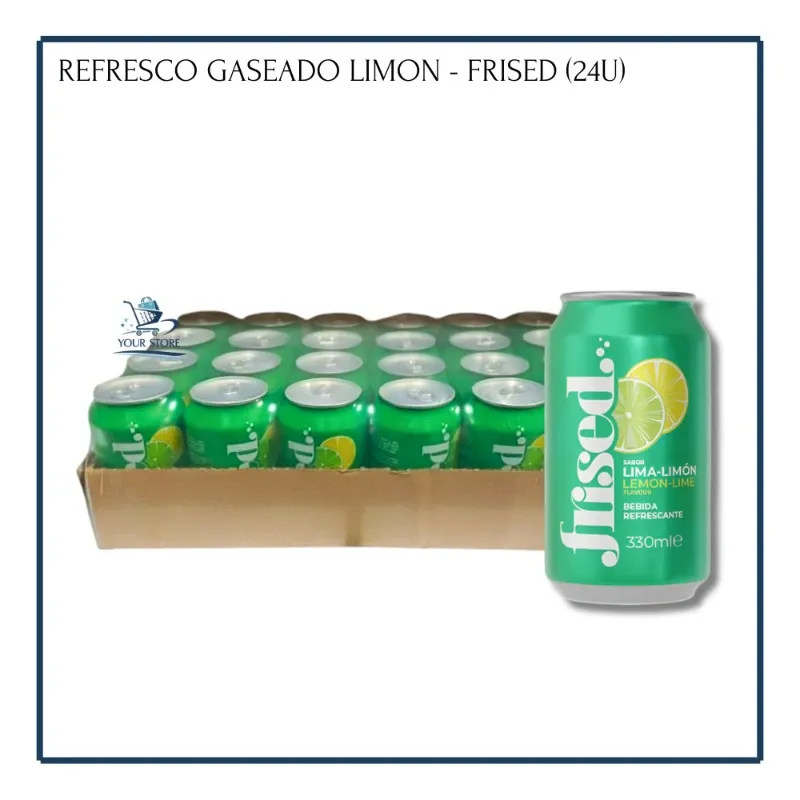 Caja de Refresco Gaseado de Limón - Frised (24u)