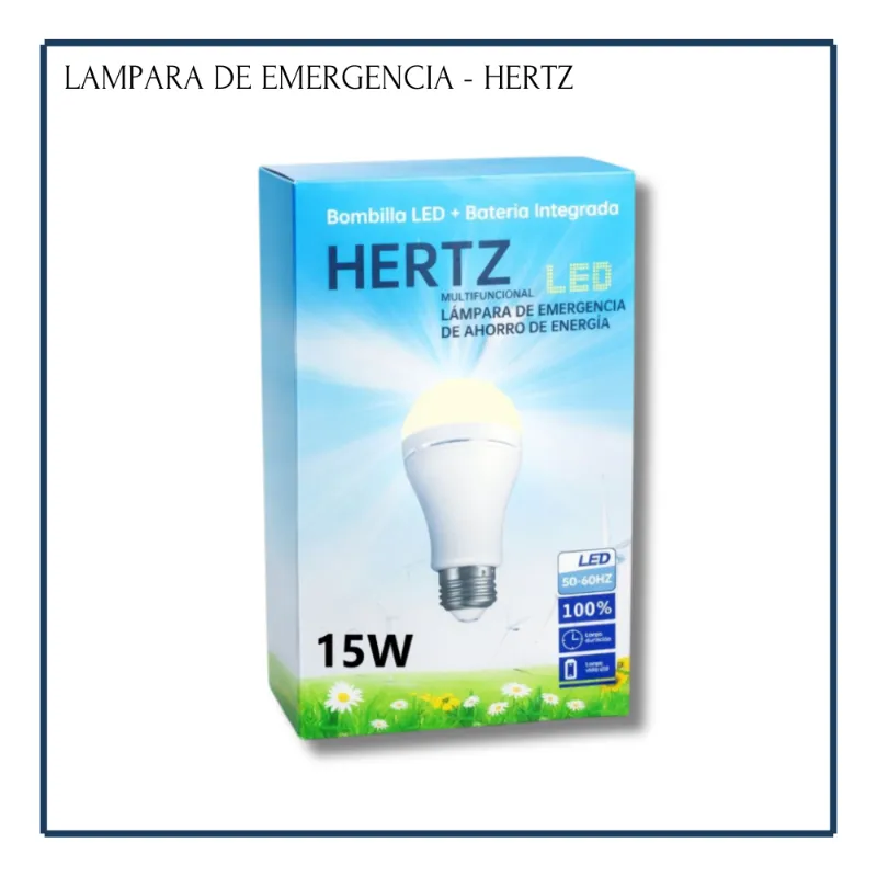 Bombillo Recargable - Hertz (15W)