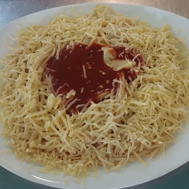 Spaguetti base gouda