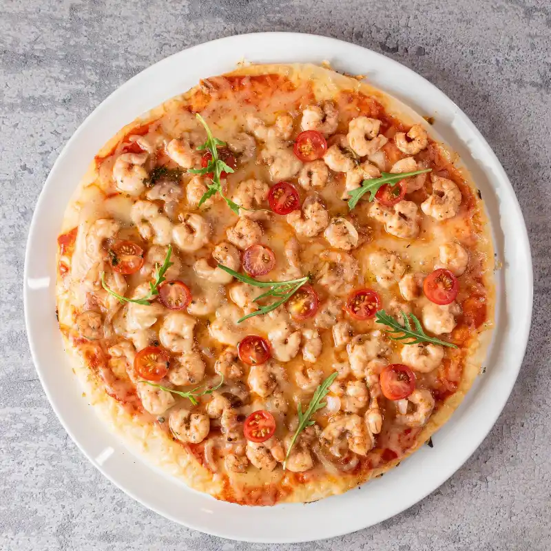 Pizza de Camarones