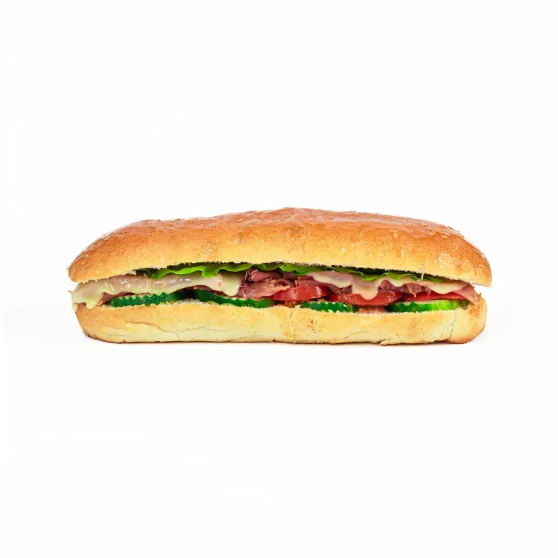 Sandwich Baguete Queso y Jamón Serrano