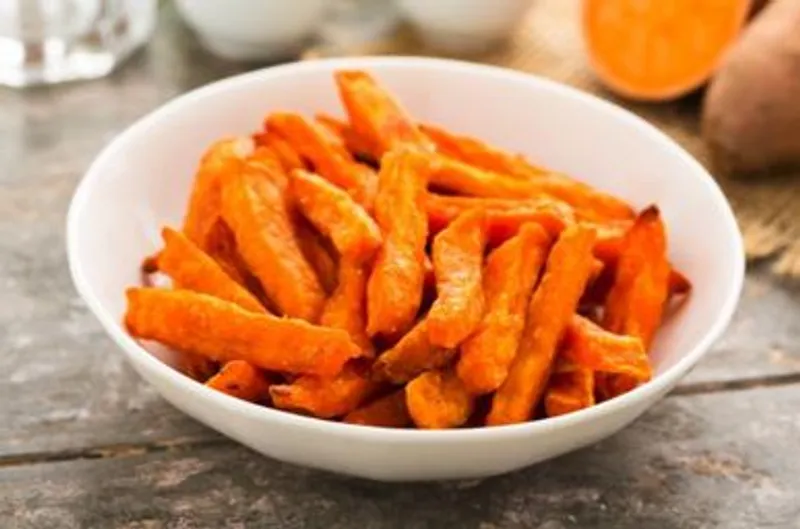 Boniato frito en bastones