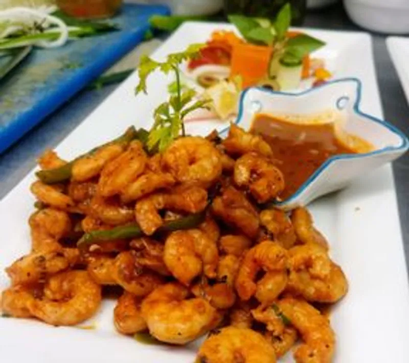Camarones Enchilados al Ron
