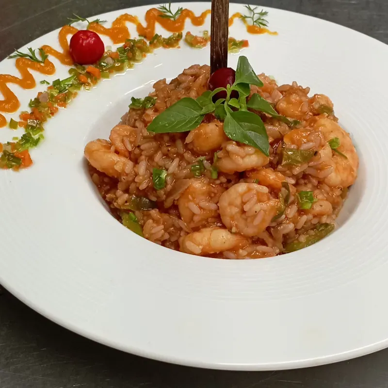 Arroz con Camarones