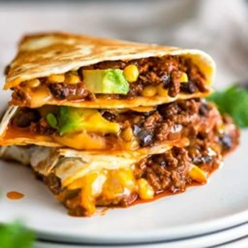 Piadina a la Boloñesa