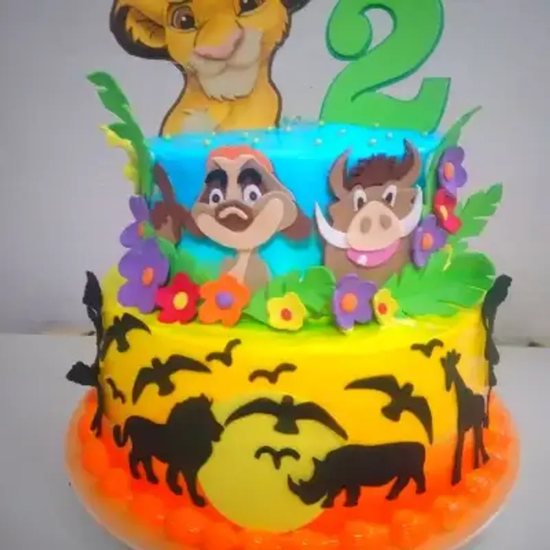 Cake de 2 pisos de merengue