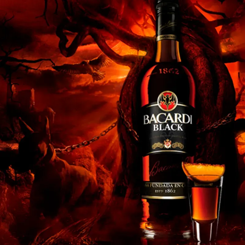 RON BACARDÍ BLACK + ENERGIZANTES 