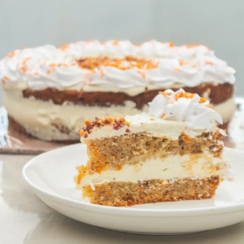 Tarta de zanahoria 