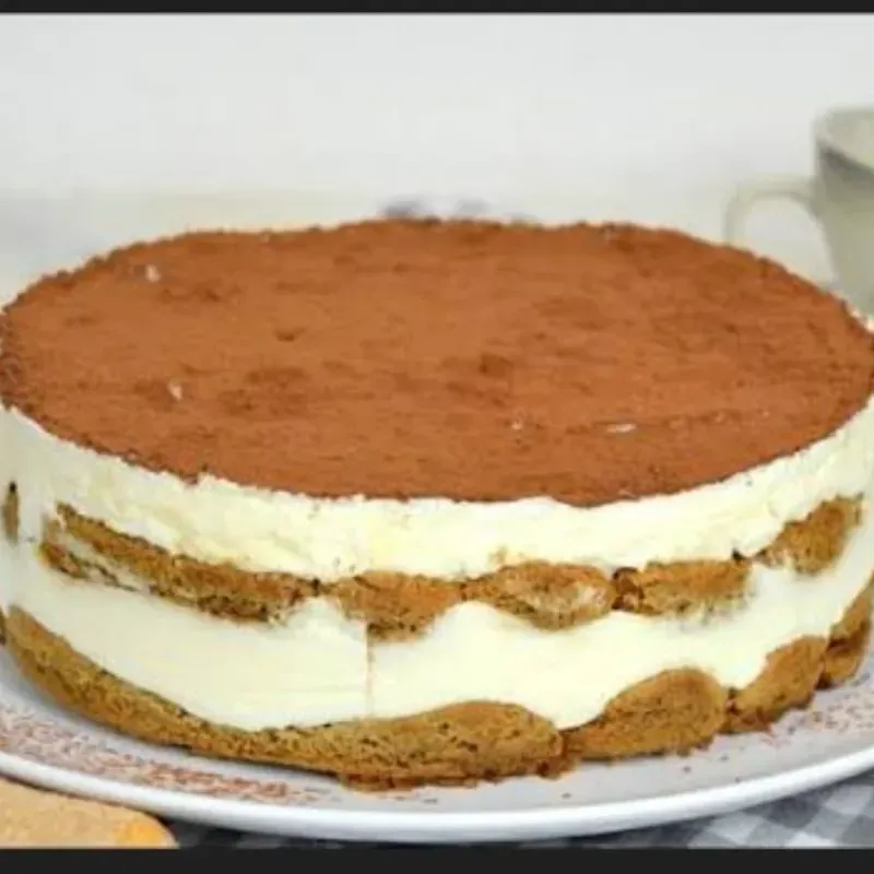 Tiramisú  de limón