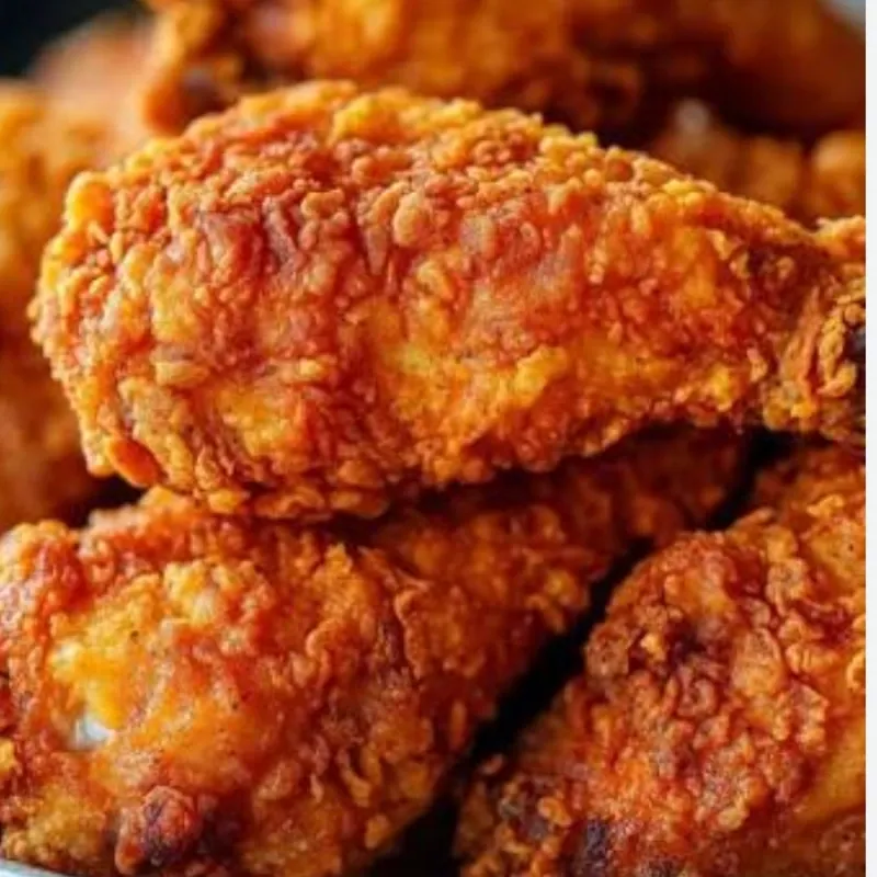 Pollo Frito (1lb) + Vianda Frita más vegetales