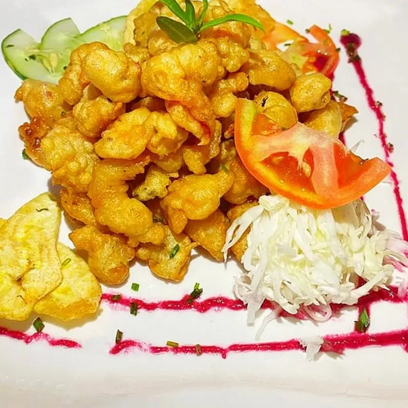 Camarones Rebosados con aderezo (300g)