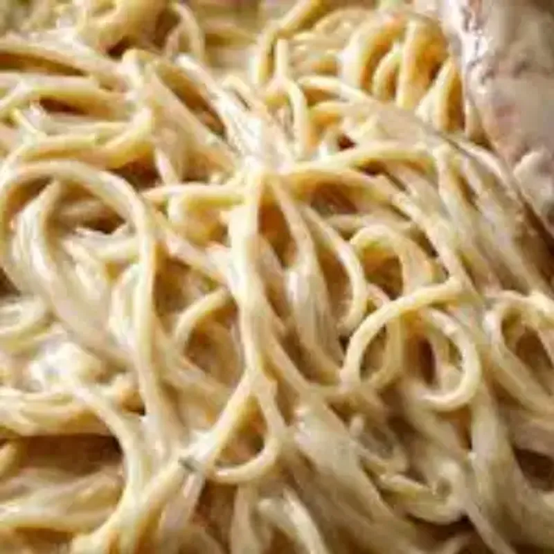 Espaguetis con Gouda