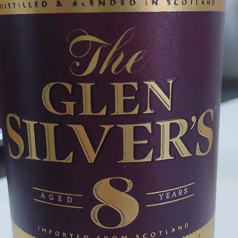 Whisky Glen Silver  8 años