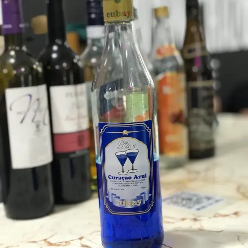 Licor Curacao Azul 