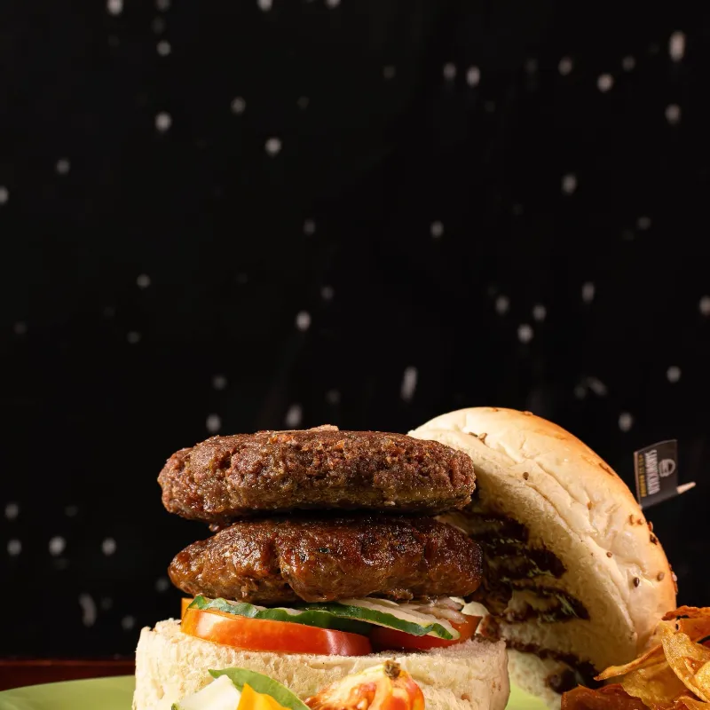 Double Beef Burger at 24kt