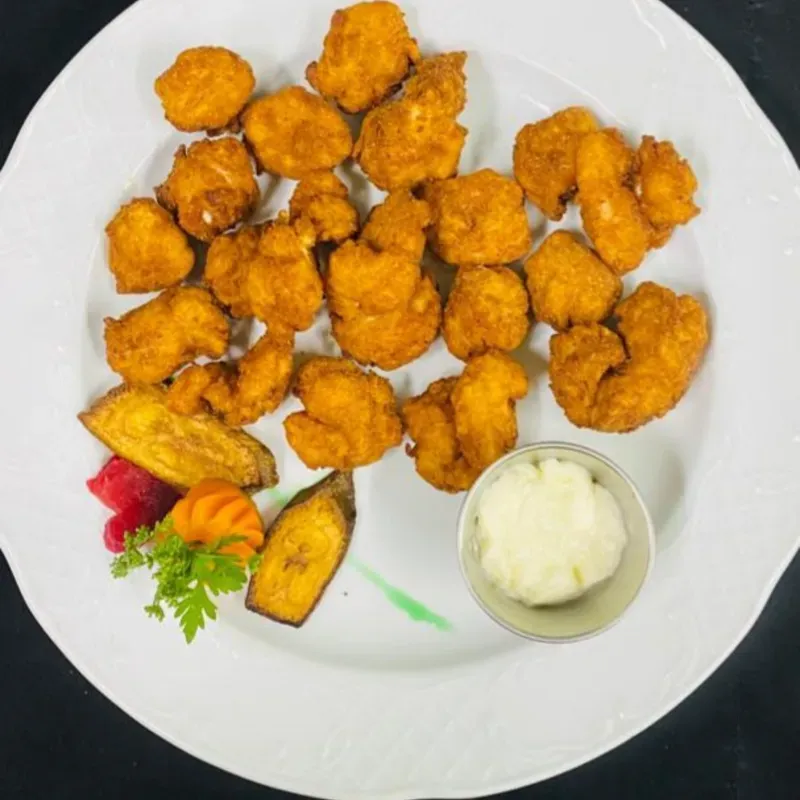 Camarones empanados