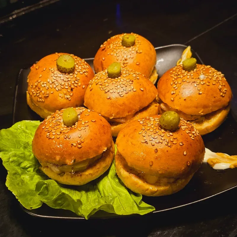 Mini Hamburguesas de Queso
