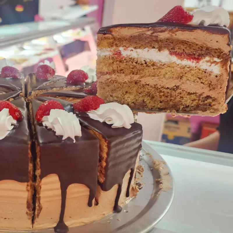 Cuñas Chocolate con Fresas 