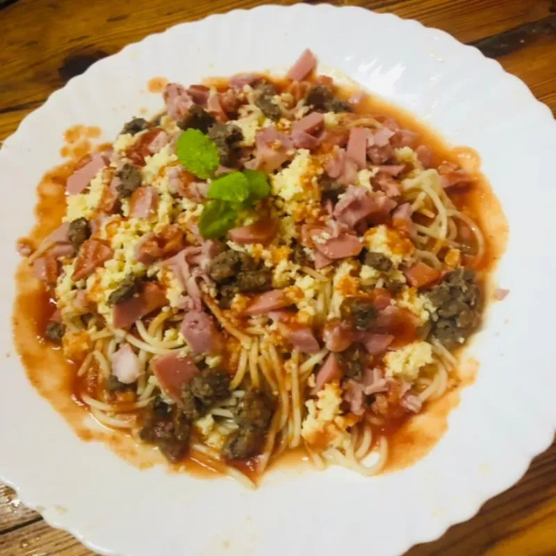 Espaguetis Mixto
