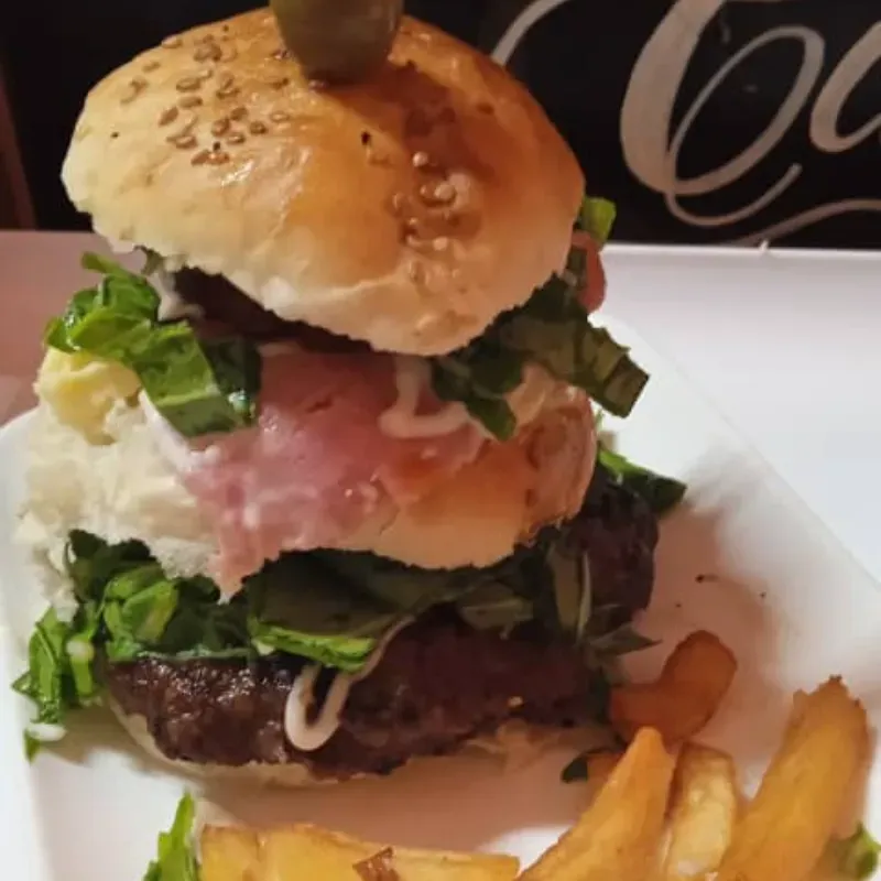 Hamburguesa de Jamón y Queso