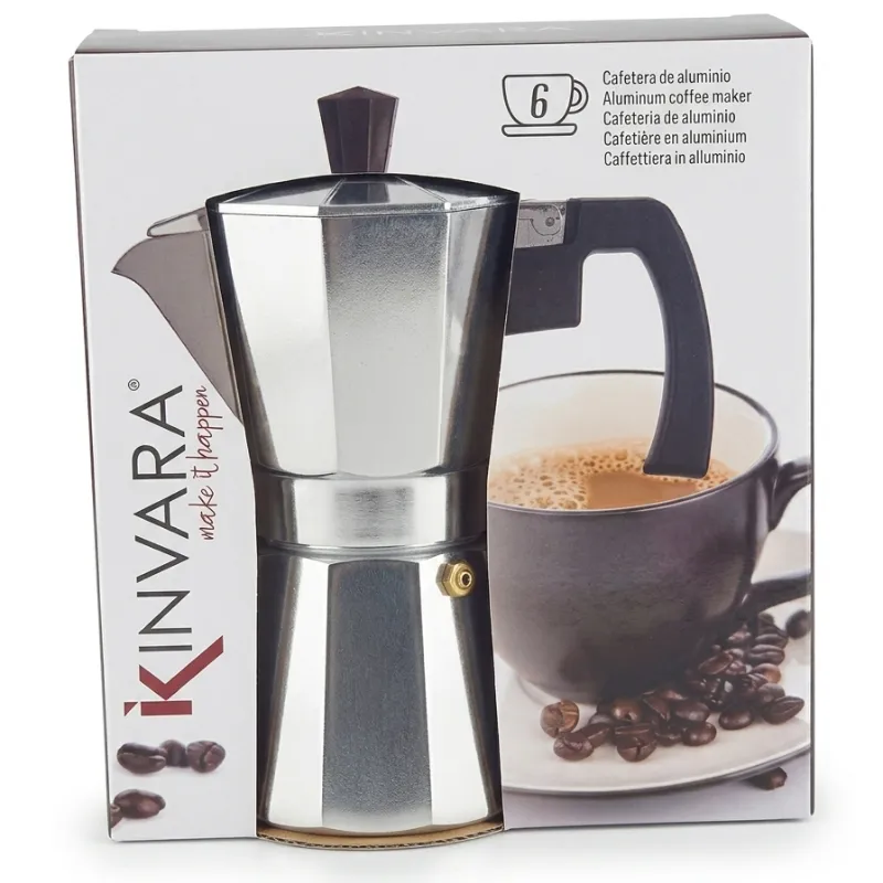 Cafetera Manual de 6 Tazas Kinvara