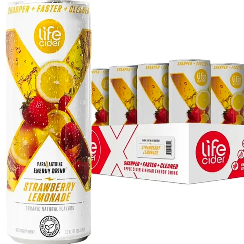LIFE CIDER ROJO CAJA