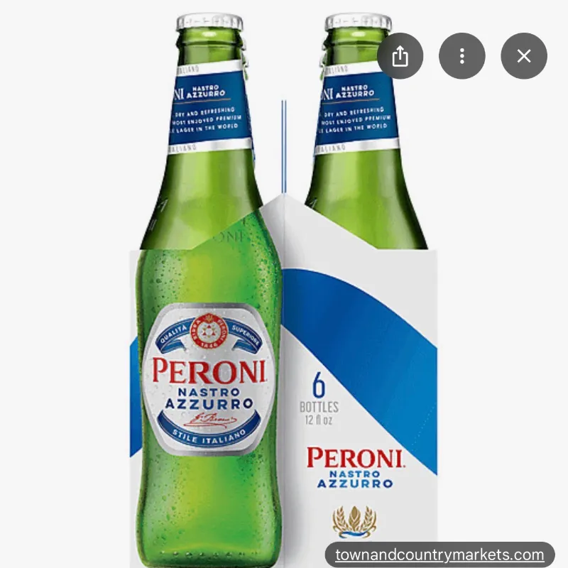 Cerveza Peroni Nastro Azurro 0% Alcohol