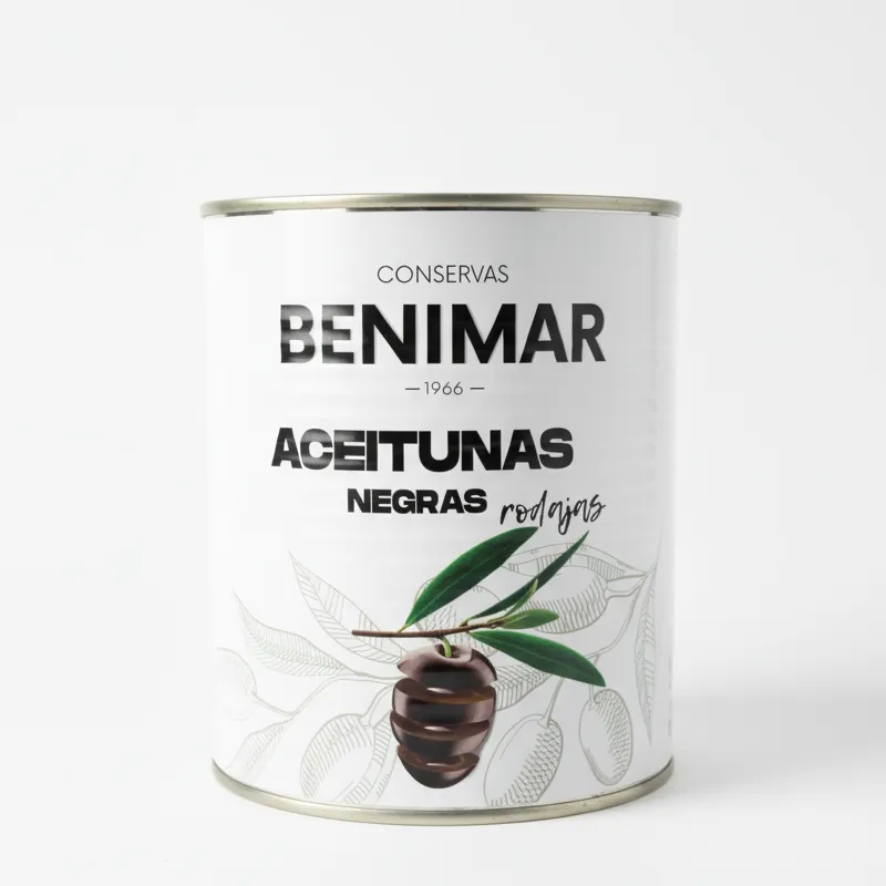 Aceitunas negras en Rodajas (2900g)