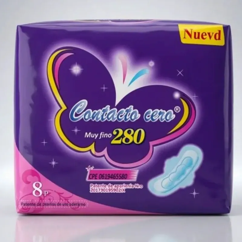 Almohadillas sanitarias Contacto cero