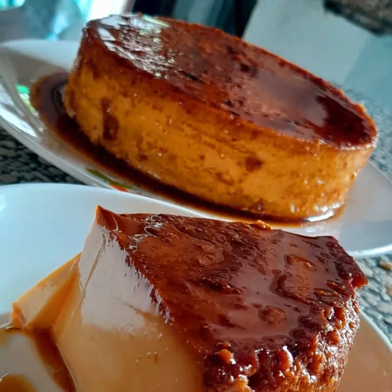 Flan de leche en Porciones 