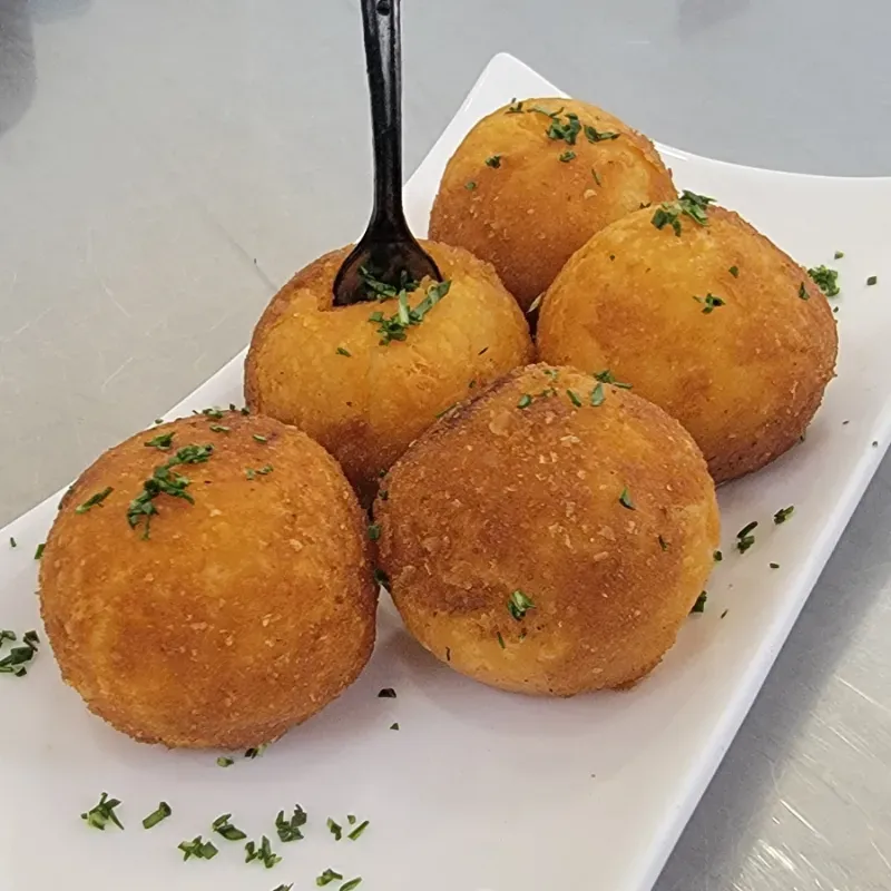 Bolas Queso Gouda con Jamón