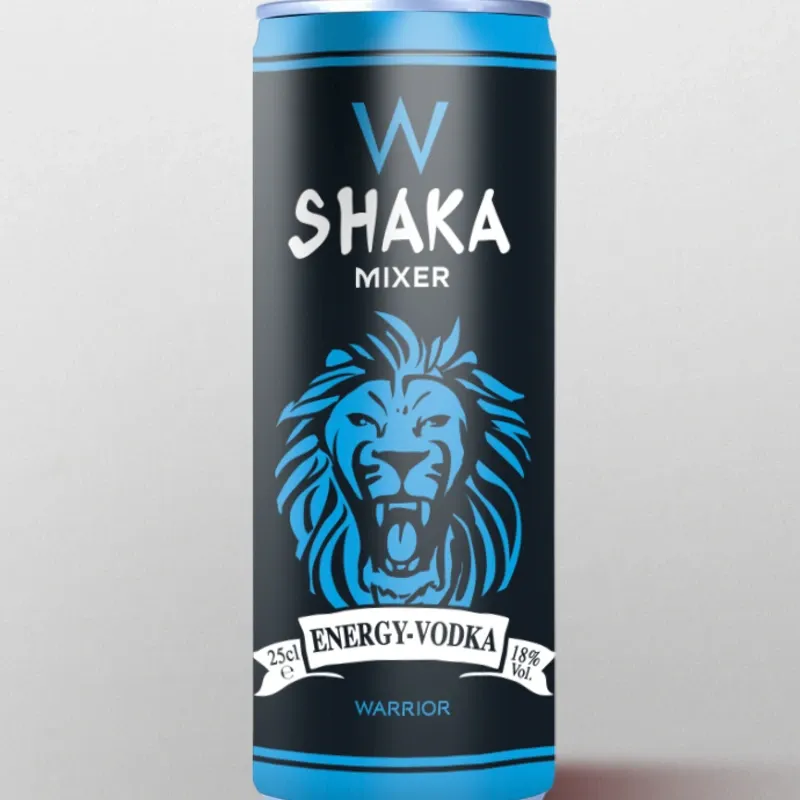 Shaka bebida energética con vodka