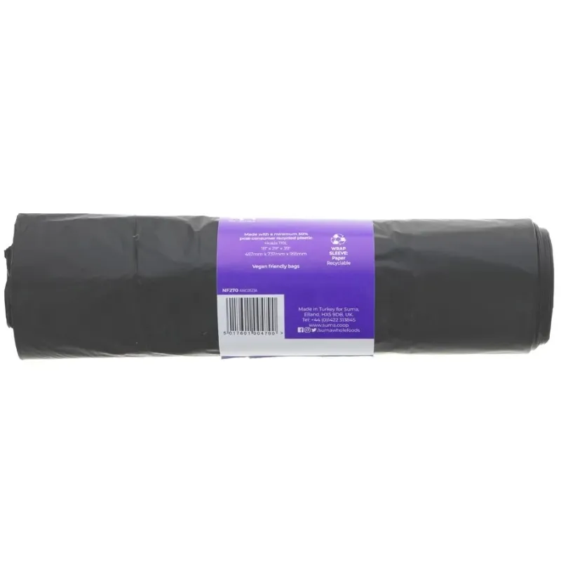 Rollo bolsas negras 20u 30L